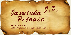 Jasminka Pijović vizit kartica